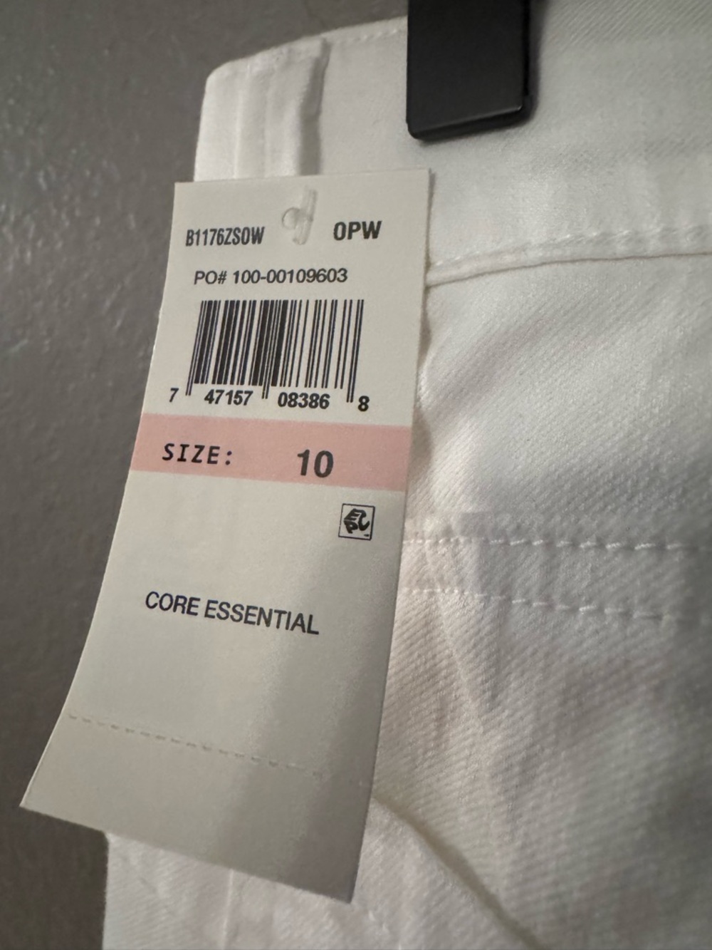 NWT Democracy Jeans “Ab” solution ankle skimmer Size 10 White - Picture 5 of 8